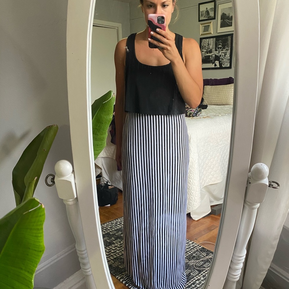 Rebellious One Striped Maxi